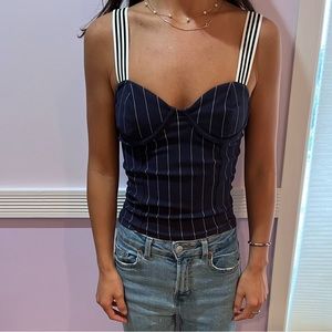 Zara blue tank